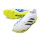 Adidas Predator Laceless Elite FG Soccer Cleats White Blue Yellow