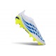 Adidas Predator Laceless Elite FG Soccer Cleats White Blue Yellow