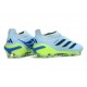 Adidas Predator Laceless Elite FG Crystal Sky Ray Blue Team Solar Yellow