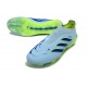 Adidas Predator Laceless Elite FG Crystal Sky Ray Blue Team Solar Yellow