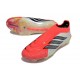 Adidas Predator Laceless Elite FG Soccer Cleats Lucid Red Core Black Ftwr White