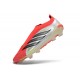 Adidas Predator Laceless Elite FG Soccer Cleats Lucid Red Core Black Ftwr White