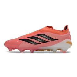 Adidas Predator Laceless Elite FG Soccer Cleats Pink Black
