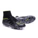 Nike Hypervenom 2 Phantom Men's Nike Football Cleats Black Metallic Hematite Volt