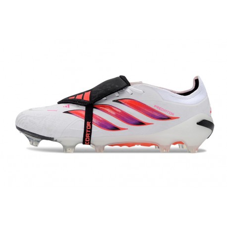 Adidas Predator Elite Foldover Tongue FG Boot White Black Red