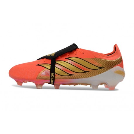 Adidas Predator Elite Foldover Tongue FG Boot Orange Golden Black