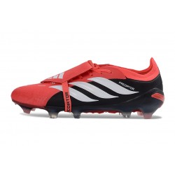 Adidas Predator Elite Foldover Tongue FG Boot Red Black White