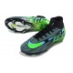 Nike Mercurial Superfly 10 Elite FG Soccer Shoes Black Green