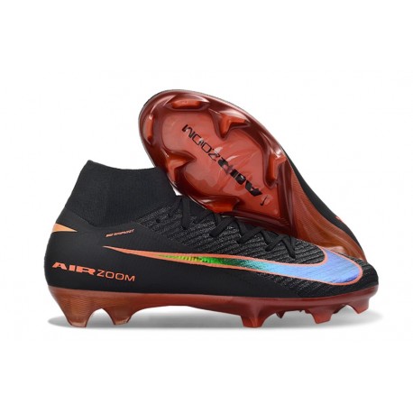 Nike Mercurial Superfly 10 Elite FG Soccer Shoes Black Orange