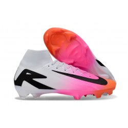 Nike Mercurial Superfly 10 Elite FG Soccer Shoes Pink White Black