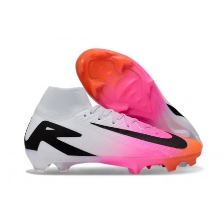 Nike Mercurial Superfly 10 Elite FG Soccer Shoes Pink White Black