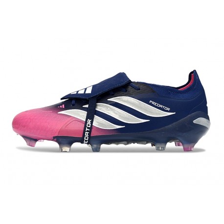 Adidas Predator Elite Foldover Tongue FG Boot Blue Pink Silver