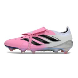 Adidas Predator Elite Foldover Tongue FG Boot Pink Black White