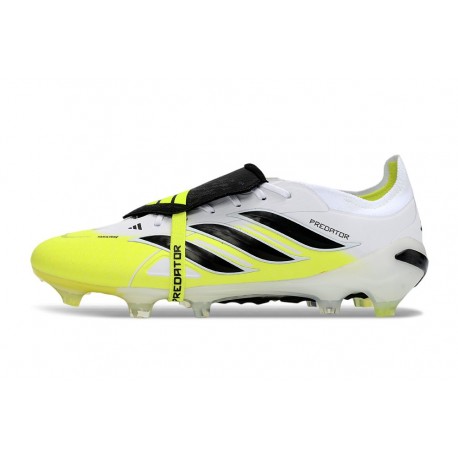 Adidas Predator Elite Foldover Tongue FG Boot White Black Yellow