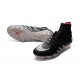 2016 Best Nike Hypervenom Phantom II Soccer Shoes NJR x Jordan Black Light Crimson White Metallic Silver