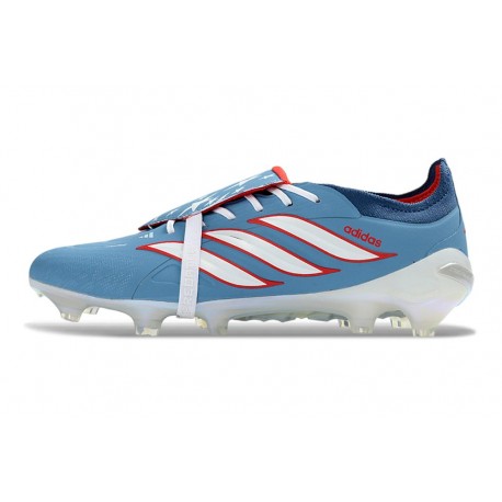 Adidas Predator 26 Elite FT FG Football Cleat Ray Blue White Red