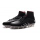 2016 Best Nike Hypervenom Phantom II Soccer Shoes NJR x Jordan Black Light Crimson White Metallic Silver