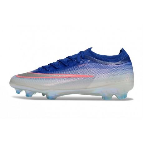 Nike Air Zoom Mercurial Vapor 17 Elite FG Cleats Blue Silver Pink