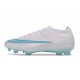 Nike Air Zoom Mercurial Vapor 17 Elite FG Cleats White Blue