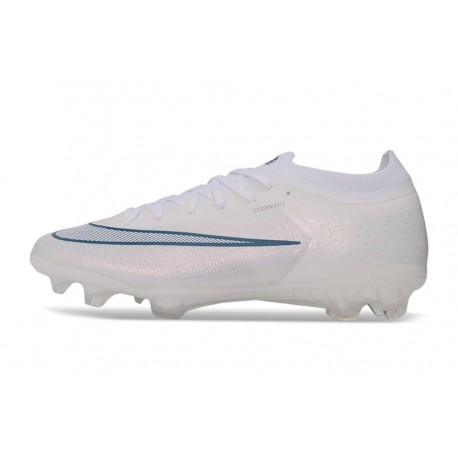 New Nike Mercurial Vapor XVII Elite Firm Ground Boot White Cyan