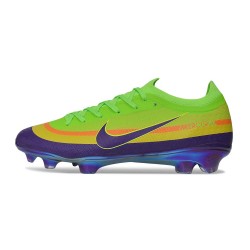 New Nike Mercurial Vapor XVII Elite Firm Ground Boot Green Purple