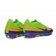 New Nike Mercurial Vapor XVII Elite Firm Ground Boot Green Purple