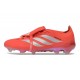 Adidas Predator 26 Elite FT FG Football Cleat Crimson Silver