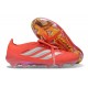 Adidas Predator 26 Elite FT FG Football Cleat Crimson Silver