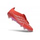 Adidas Predator 26 Elite FT FG Football Cleat Crimson Silver