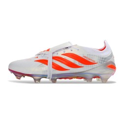 Adidas Predator 26 Elite FT FG Football Cleat White Crimson