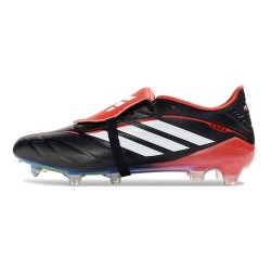 Adidas Predator 26 Elite FT FG Football Cleat Black White Red