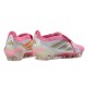Adidas Predator 26 Elite FT FG Football Cleat Pink White Silver
