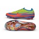 Nike Air Zoom Mercurial Vapor 17 Elite FG Cleat Yellow Crimson Blue