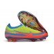Nike Air Zoom Mercurial Vapor 17 Elite FG Cleat Yellow Crimson Blue