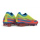 Nike Air Zoom Mercurial Vapor 17 Elite FG Cleat Yellow Crimson Blue