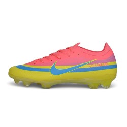 Nike Air Zoom Mercurial Vapor 17 Elite FG Cleat Crimson Blue Yellow