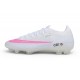 Nike Air Zoom Mercurial Vapor 17 Elite FG Cleat CR7 White Pink
