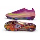 Nike Air Zoom Mercurial Vapor 17 Elite FG Cleat Purple Yellow