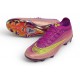 Nike Air Zoom Mercurial Vapor 17 Elite FG Cleat Purple Yellow