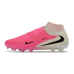 Nike Phantom 6 High Cut Elite FG Pink White