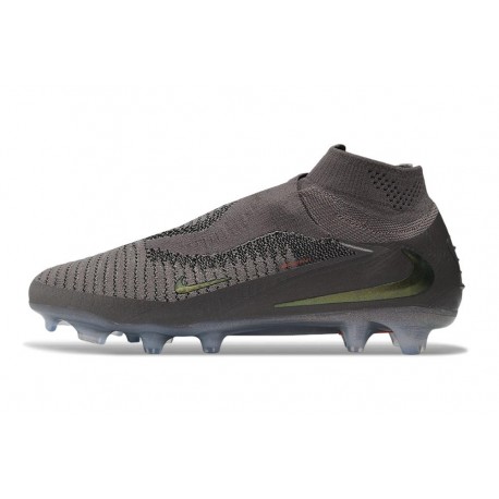 Nike Phantom 6 High Cut Elite FG Boots Med Ash Gold Amber Black