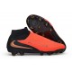 Nike Phantom 6 High Cut Elite FG Boots Crimson Black