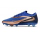 Nike Phantom 6 Low Cut Elite FG Boots Navy Blue Golden