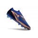 Nike Phantom 6 Low Cut Elite FG Boots Navy Blue Golden