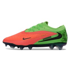 Nike Phantom 6 Low Cut Elite FG Boots Hot Punch Black Green Strike