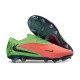 Nike Phantom 6 Low Cut Elite FG Boots Hot Punch Black Green Strike