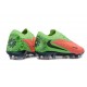 Nike Phantom 6 Low Cut Elite FG Boots Hot Punch Black Green Strike