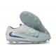 Nike Phantom 6 Low Cut Elite FG Boots White Mint Metallic Blue