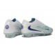 Nike Phantom 6 Low Cut Elite FG Boots White Mint Metallic Blue