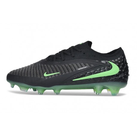 Nike Phantom 6 Low Cut Elite FG Boots Black Illusion Green Black